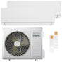 Condizionatore Daitsu Artic Pro dual split 9000+9000 BTU inverter A++ wifi unità esterna 5.1 kW