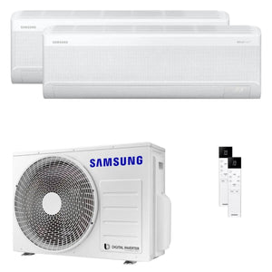 Condizionatore Samsung Windfree Avant S2 dual split 7000+18000 BTU inverter A++ wifi unità esterna 5.2 kW