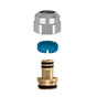 Raccordo multistrato serie 679 cromato allacci 16x2 - 23 p.1,5 per valvole e detentori Caleffi
