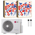 Condizionatore LG ARTCOOL Gallery PHOTO dual split 9000+12000 BTU inverter A+++ wifi unità esterna 4.1 kW