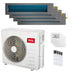 Condizionatore TCL Canalizzabile Serie D quadri split 9000+9000+9000+12000 BTU inverter A++ wifi unità esterna 9.4 kW