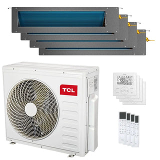 Condizionatore TCL Canalizzabile Serie D quadri split 12000+12000+18000+18000 BTU inverter A++ wifi unità esterna 12.2 kW TCL