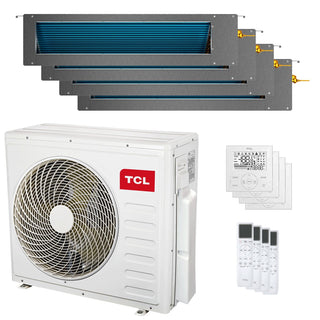 Condizionatore TCL Canalizzabile Serie D quadri split 9000+9000+9000+18000 BTU inverter A++ wifi unità esterna 9.4 kW