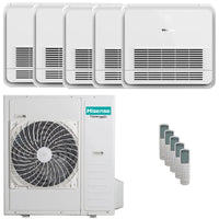 Condizionatore Hisense Console AKT penta split 9000+9000+12000+12000+12000 BTU inverter unità esterna 12.5 kW Hisense