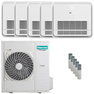 Condizionatore Hisense Console AKT penta split 9000+9000+9000+9000+9000 BTU inverter unità esterna 12.5 kW Hisense