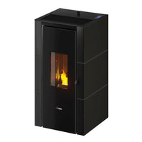 Stufa a pellet CADEL Cristal 7 ad aria 7 kW - WiFi ANTRACITE