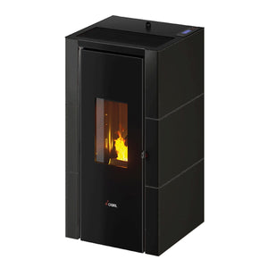 Stufa a pellet CADEL Cristal 7 ad aria 7 kW - WiFi ANTRACITE