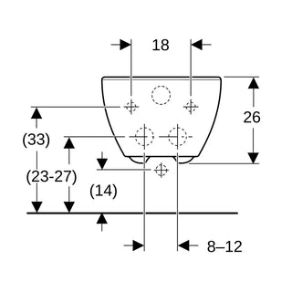 Bidet sospeso Geberit Selnova Premium - Bianco Geberit