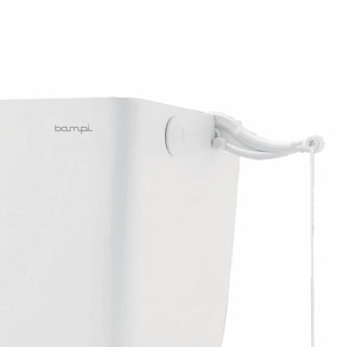 Cassetta esterna alta Bampi BLANKA per WC con catenella