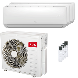 Condizionatore TCL Elite F2 quadri split 9000+18000+18000+18000 BTU inverter A++ wifi unità esterna 12.2 kW