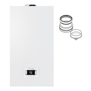 Caldaia a condensazione Beretta CIAO X 30C camera stagna 24 kW Metano/GPL con kit scarico fumi sdoppiato
