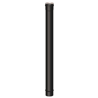 Elemento dritto M/F diam. 100 mm lunghezza 1000 mm scarico fumi stufa a pellet e caldaia a pellet