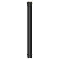 Elemento dritto M/F diam. 80 mm lunghezza 1000 mm scarico fumi stufa a pellet e caldaia a pellet
