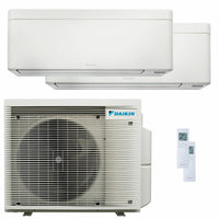 Condizionatore Daikin Stylish Bianco dual split 12000+12000 BTU inverter A+++ wifi unità esterna 5 kW Daikin