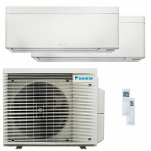 Condizionatore Daikin Stylish Bianco dual split 12000+18000 BTU inverter A+++ wifi unità esterna