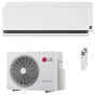 Condizionatore LG DUALCOOL Premium AI dual split 12000+12000 BTU inverter A+++ wifi unità esterna 4.7 kW LG