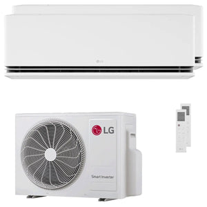 Condizionatore LG DUALCOOL Deluxe AI dual split 12000+12000 BTU inverter A+++ wifi unità esterna 4.7 kW LG