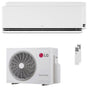 Condizionatore LG DUALCOOL Premium AI dual split 9000+9000 BTU inverter A+++ wifi unità esterna 4.7 kW