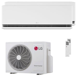 Condizionatore LG DUALCOOL Deluxe AI dual split 9000+9000 BTU inverter A+++ wifi unità esterna 4.1 kW