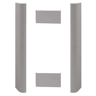 Stufa a pellet Edilkamin Tera H 25 Evo 25 kW WiFi Idro Grigio Chiaro opaco Edilkamin