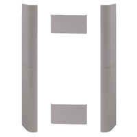 Stufa a pellet Edilkamin Tera H 25 Evo 25 kW WiFi Idro Grigio Chiaro opaco
