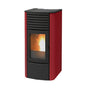 Stufa a pellet MCZ Clio Hydro 23 S1 23 kW bordeaux ad acqua