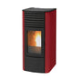 Stufa a pellet MCZ Clio Hydro 23 S1 23 kW bordeaux ad acqua MCZ