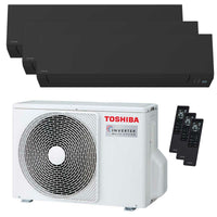 Condizionatore Toshiba SHORAI Edge Black trial split 7000+7000+12000 BTU inverter A+++ wifi unità esterna 5.2 kW Toshiba