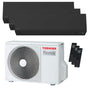 Condizionatore Toshiba SHORAI Edge Black trial split 7000+9000+12000 BTU inverter A+++ wifi unità esterna 5.2 kW Toshiba