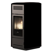 Stufa a pellet Edilkamin Milla H 15 Up bordeaux 15 kW ad acqua wifi