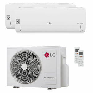 Condizionatore LG DUALCOOL Libero Smart dual split 7000+18000 BTU inverter A+++ wifi unità esterna 6.15 kW