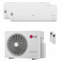 Condizionatore LG DUALCOOL Libero Smart dual split 12000+18000 BTU inverter A+++ wifi unità esterna 5.2 kW LG