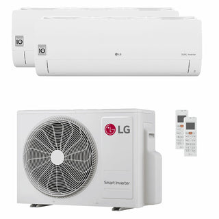 Condizionatore LG DUALCOOL Libero Smart dual split 12000+18000 BTU inverter A+++ wifi unità esterna 6.15 kW