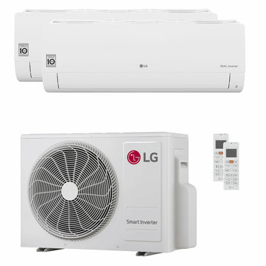 Condizionatore LG DUALCOOL Libero Smart dual split 12000+12000 BTU inverter A+++ wifi unità esterna 5.2 kW