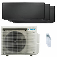 Condizionatore Daikin Stylish Total Black trial split 9000+12000+18000 BTU inverter A++ wifi unità esterna 6.8 kW Daikin