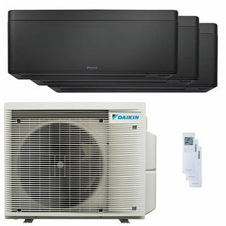 Condizionatore Daikin Stylish Total Black trial split 9000+9000+12000 BTU inverter A+++ wifi unità esterna 5 kW Daikin