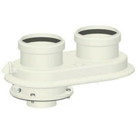 Kit sdoppiato scarico fumi universale ø 80/80 per caldaie a condensazione in PP - PABSD 06 D80 Stabile