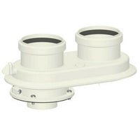 Kit sdoppiato scarico fumi universale ø 80/80 per caldaie a condensazione in PP - PABSD 06 D80