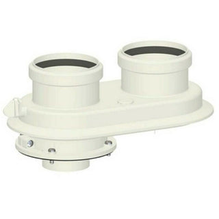 Kit sdoppiato scarico fumi universale ø 80/80 per caldaie a condensazione in PP - PABSD 06 D80