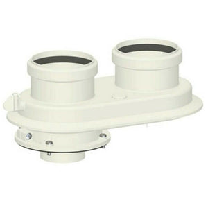 Kit sdoppiato scarico fumi universale ø 80/80 per caldaie a condensazione in PP - PABSD 06 D80