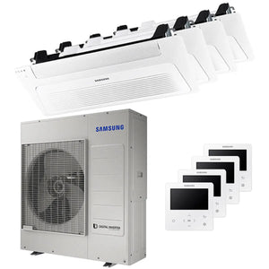 Condizionatore Samsung Cassetta WindFree 1 Via quadri split 12000+12000+12000+12000 BTU inverter A++ unità esterna 10,0 kW Samsung