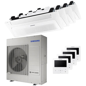Condizionatore Samsung Cassetta WindFree 1 Via quadri split 12000+12000+12000+12000 BTU inverter A++ unità esterna 10,0 kW