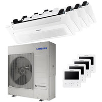 Condizionatore Samsung Cassetta WindFree 1 Via quadri split 12000+12000+12000+12000 BTU inverter A++ unità esterna 10,0 kW
