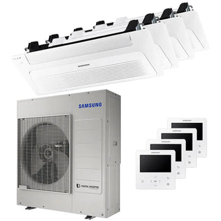 Condizionatore Samsung Cassetta WindFree 1 Via quadri split 9000+12000+12000+12000 BTU inverter A++ unità esterna 10,0 kW Samsung