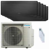 Condizionatore Daikin Stylish Total Black penta split 7000+9000+9000+9000+18000 BTU inverter A++ wifi unità esterna 7.8 kW