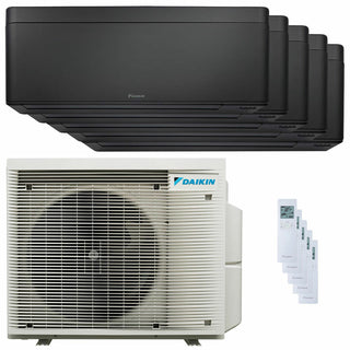 Condizionatore Daikin Stylish Total Black penta split 9000+9000+9000+9000+12000 BTU inverter A++ wifi unità esterna 7.8 kW
