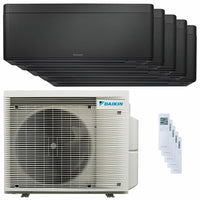 Condizionatore Daikin Stylish Total Black penta split 7000+9000+9000+9000+15000 BTU inverter A++ wifi unità esterna 7.8 kW Daikin