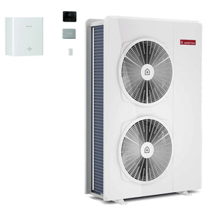 Pompa di calore aria-acqua Ariston Nimbus M Hybrid Universal Net R32 12 kW Inverter Trifase A++ WiFi