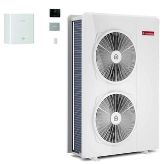 Pompa di calore aria-acqua Ariston Nimbus M Hybrid Universal Net R32 15 kW Inverter monofase A++ WiFi Ariston