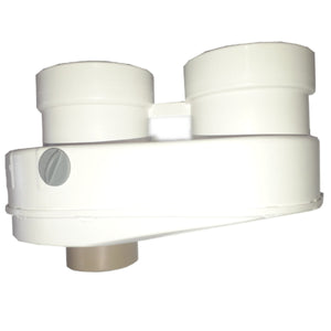 Kit sdoppiato scarico fumi tubi aria/fumi 80/80 mm sdoppiatore per scaldabagni Sky Ferroli